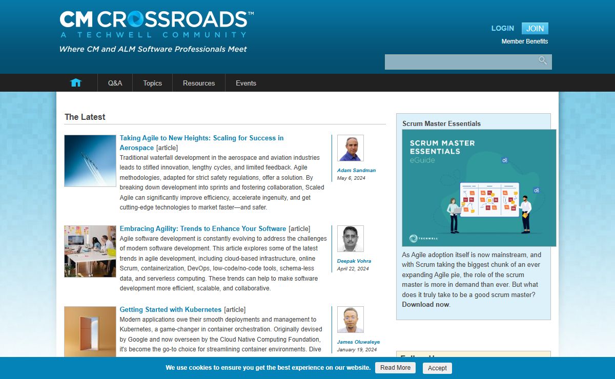 CMCrossroads | Configuration Management (CM and SCM) Q&A and Advice