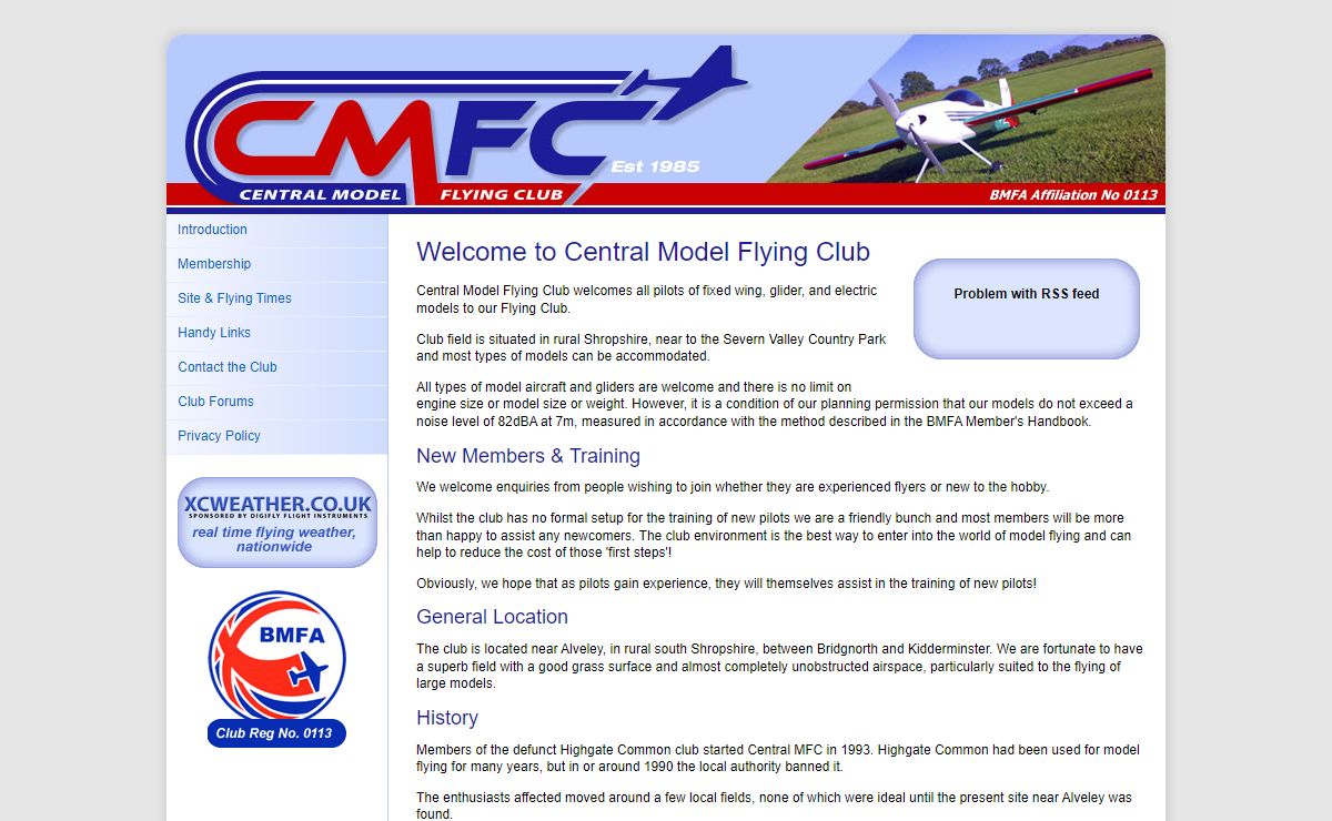 Central Model Flying Club - Midlands Based Flying Club