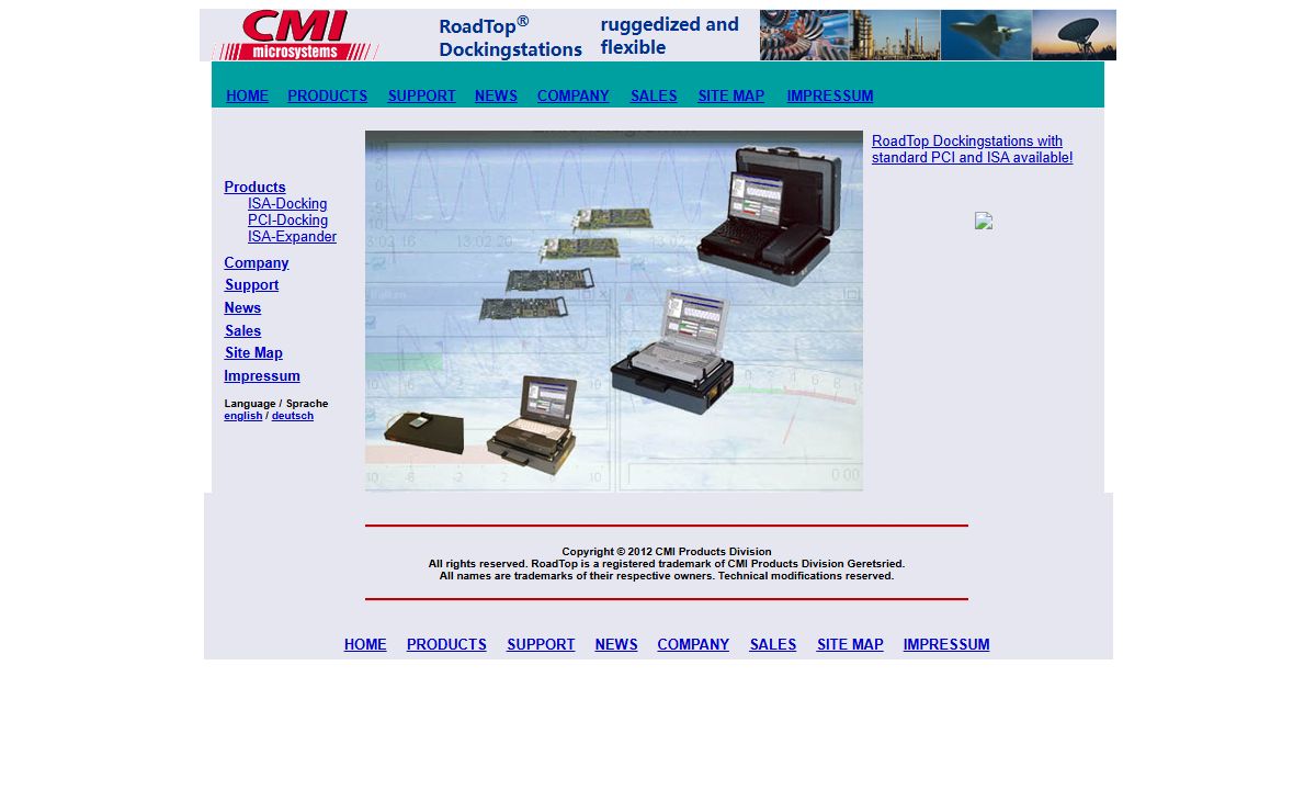 CMI Microsystems - PCMCIA zu ISA - PCI interface, dockingstation, PCI zu ISA expander, car computer