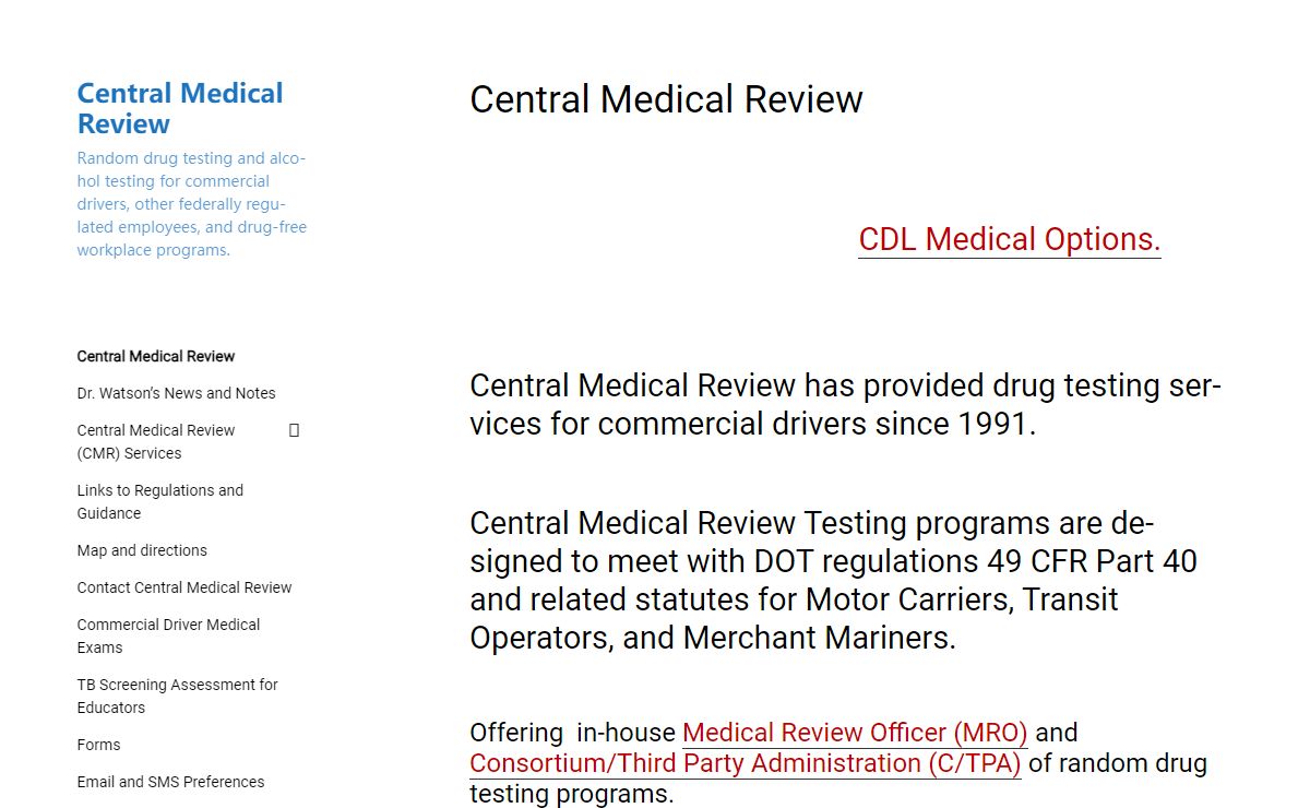 Central Medical Review - Central Medical Review