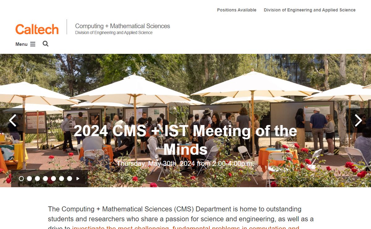 Computing + Mathematical Sciences