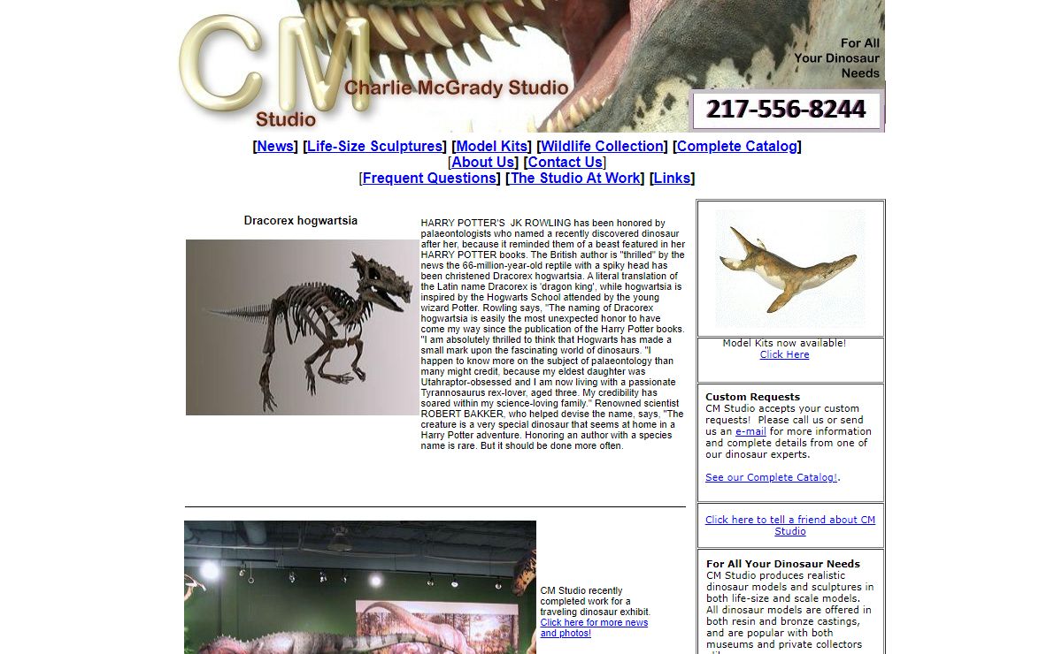 CM Studio - For All Your Dinosaur Needs...