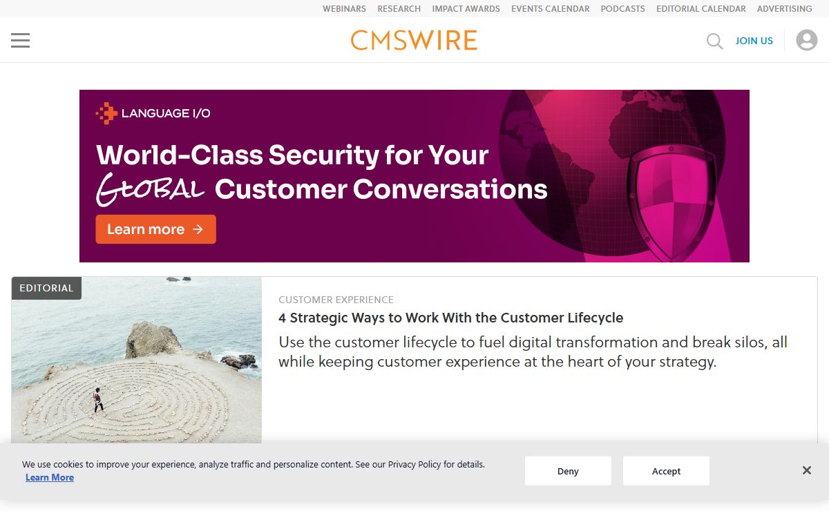 Customer Experience, Digital Experience & Customer Service News, Education, Webinars & Research