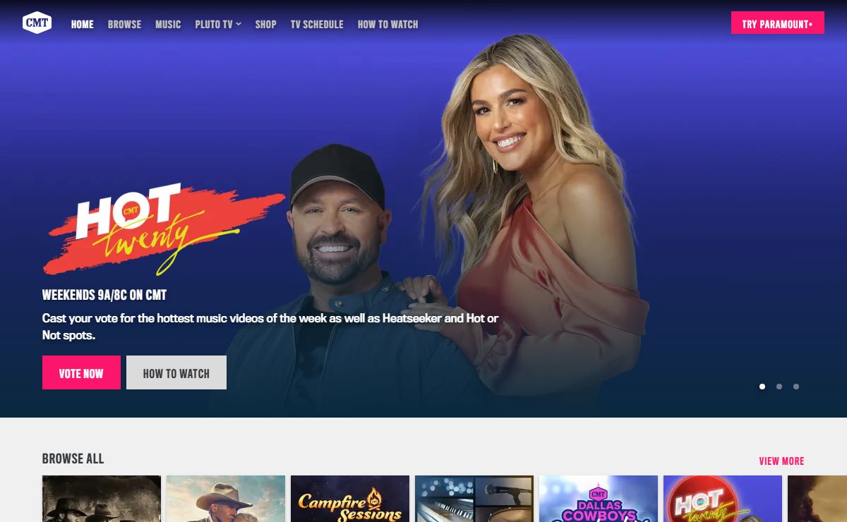 CMT | Homepage - Shows & Schedules