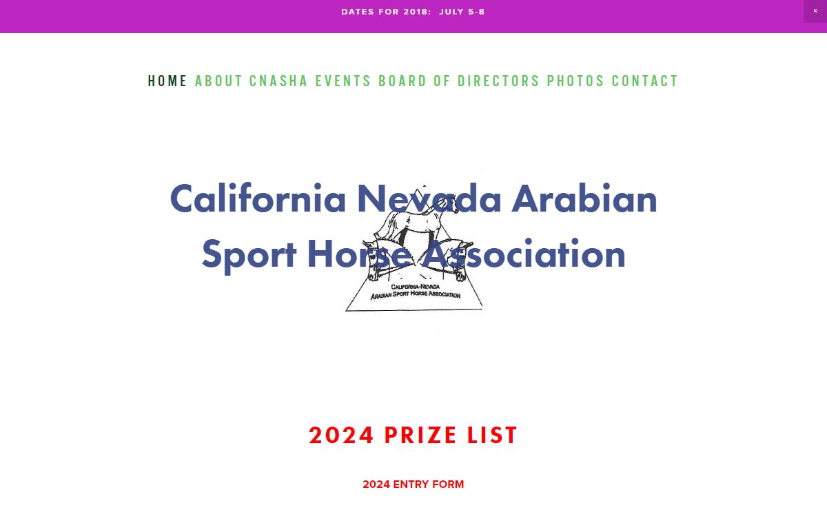 California Nevada Arabian Sport Horse Association