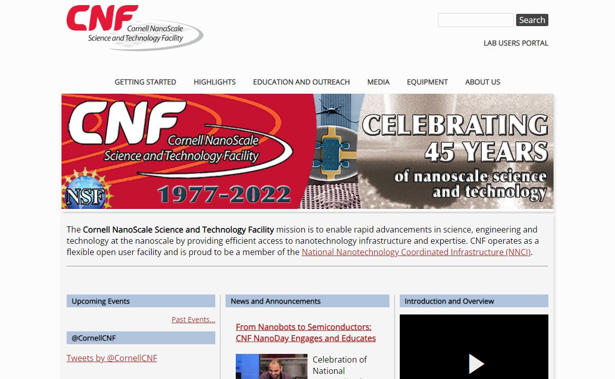 Cornell NanoScale Facility - CNF | CNF