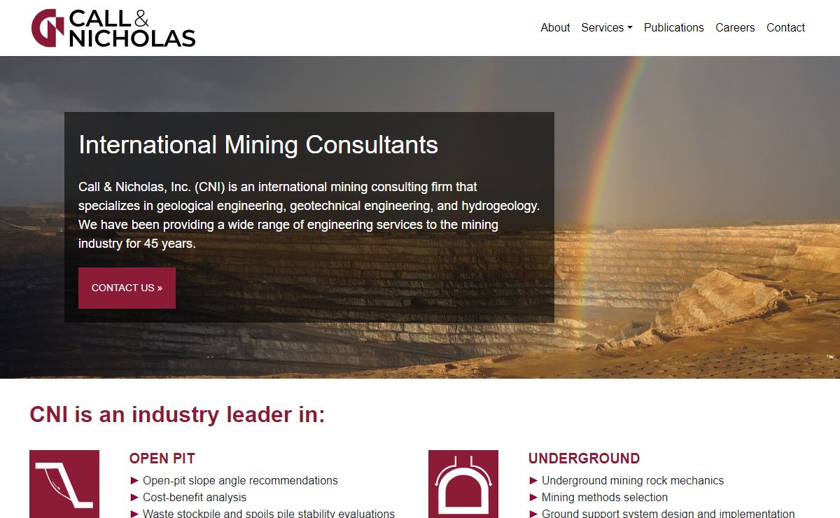 Geotechnical and Hydrogeological Consultants - Call & Nicholas, Inc.