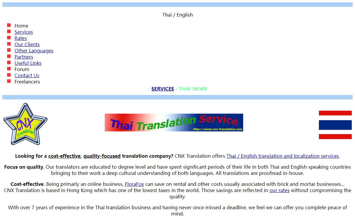 CNX Translation - Get your documents translated in to Thai or English at an affordable rate