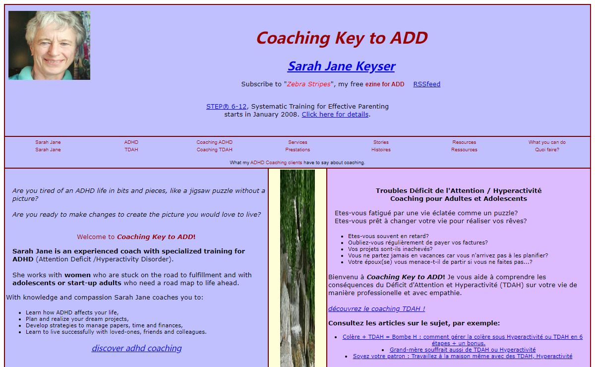 Coaching adults and adolescents with attention deficit disorder ADD ADHD AD/HD TDAH TDA SDA