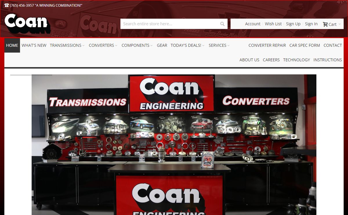 Coan Racing Home Page