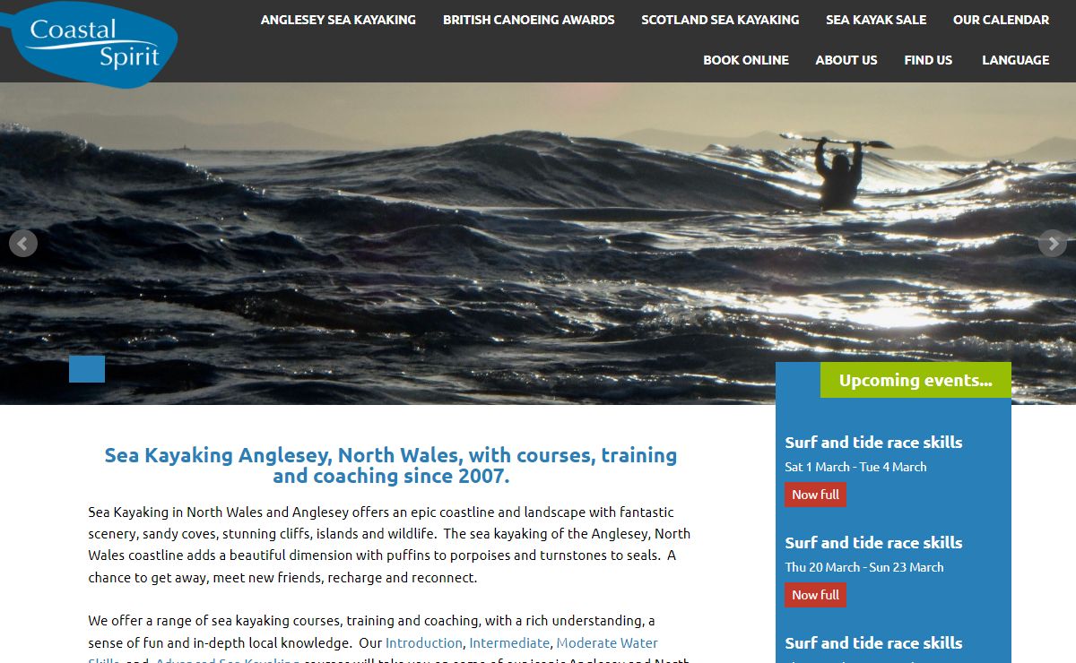 Sea Kayaking Wales & Anglesey | Sea Kayaking Specialist North Wales Since 2007 | Coastal Spirit