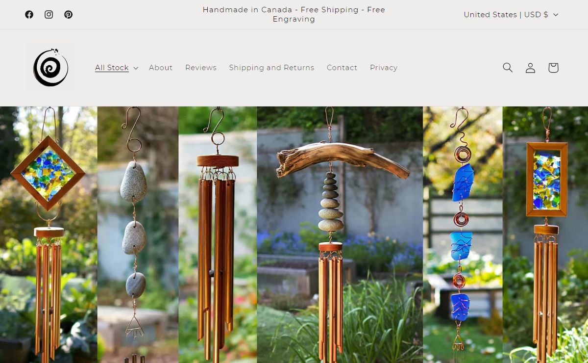 Handcrafted Wind Chimes – Coast Chimes