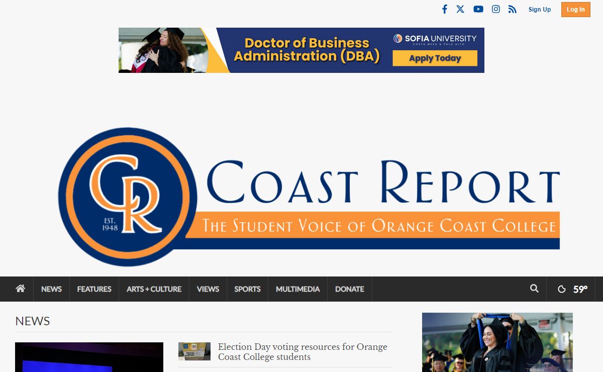 coastreportonline.com | Serving Orange Coast College since 1948