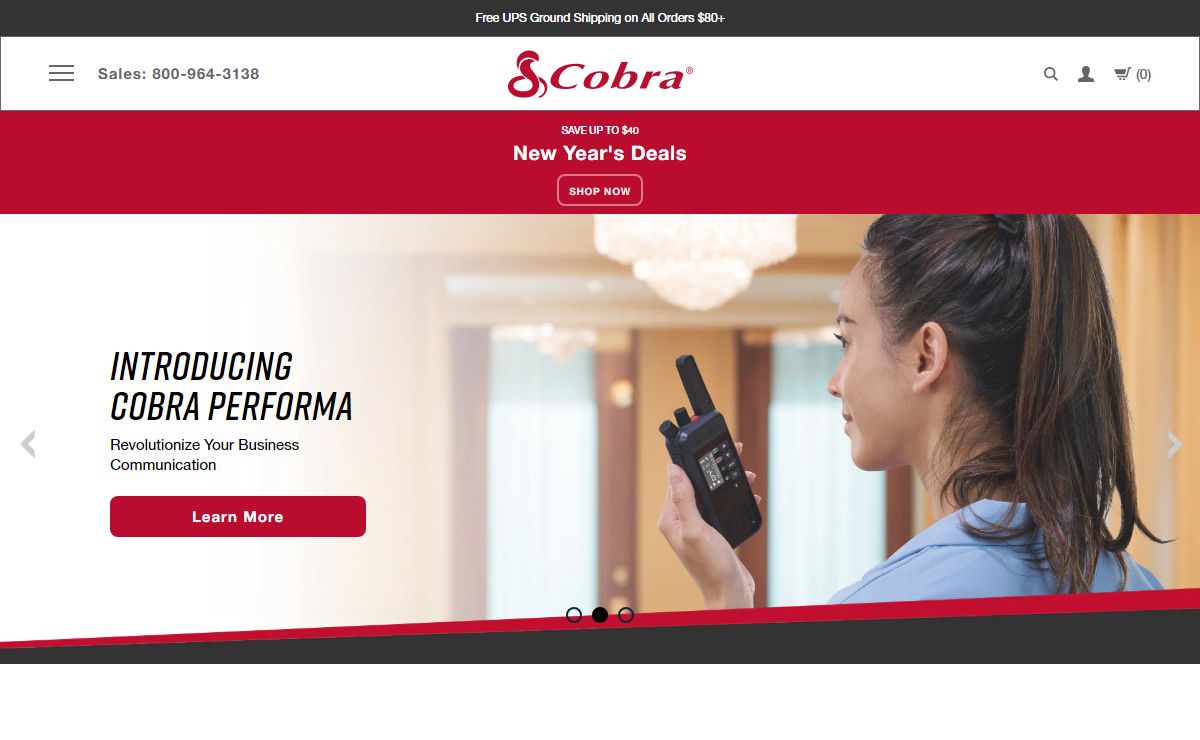 Communication Radios & Automotive Electronics | Cobra.com