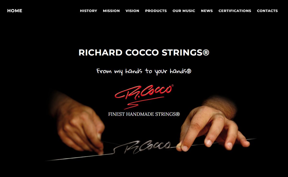 Richard Cocco Strings - Finest Handmade Strings