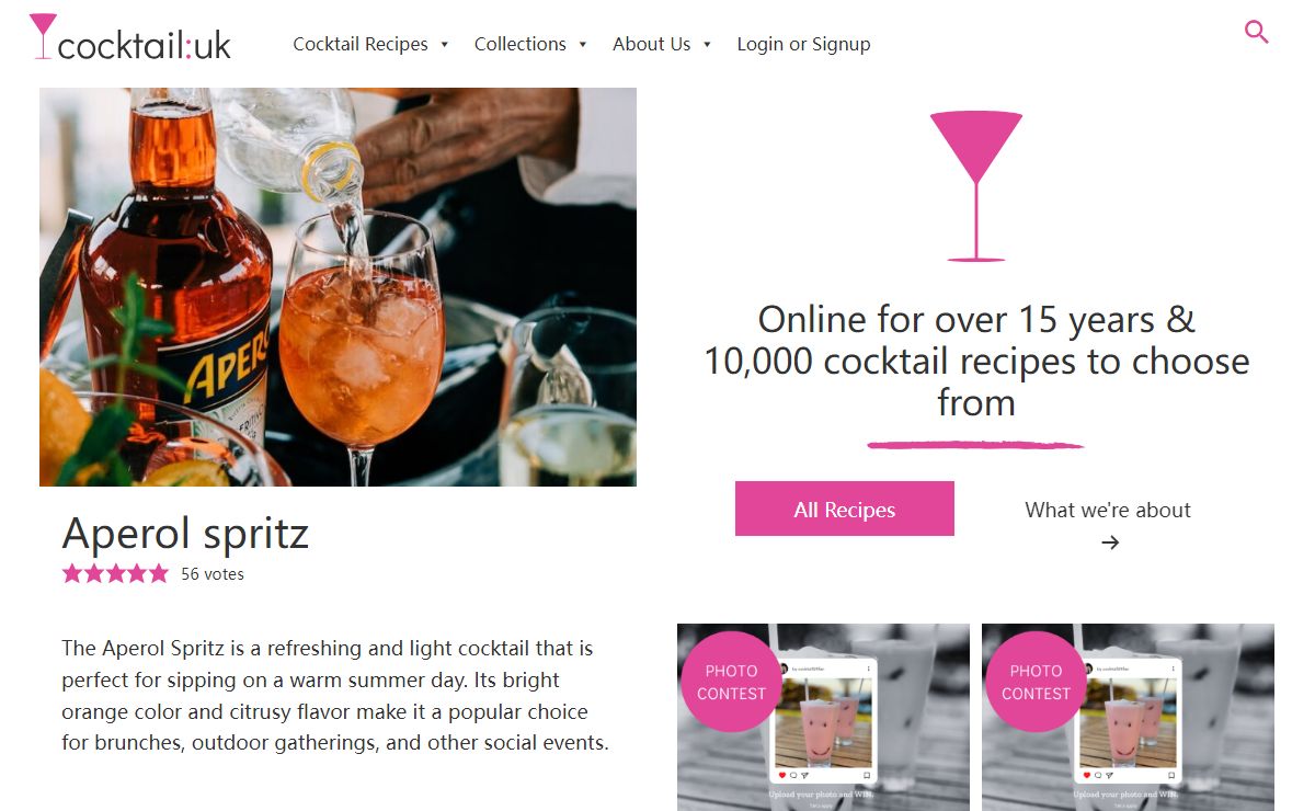 Cocktail UK | 15 Years & 10,000+ Cocktail Recipes - Cocktail UK
