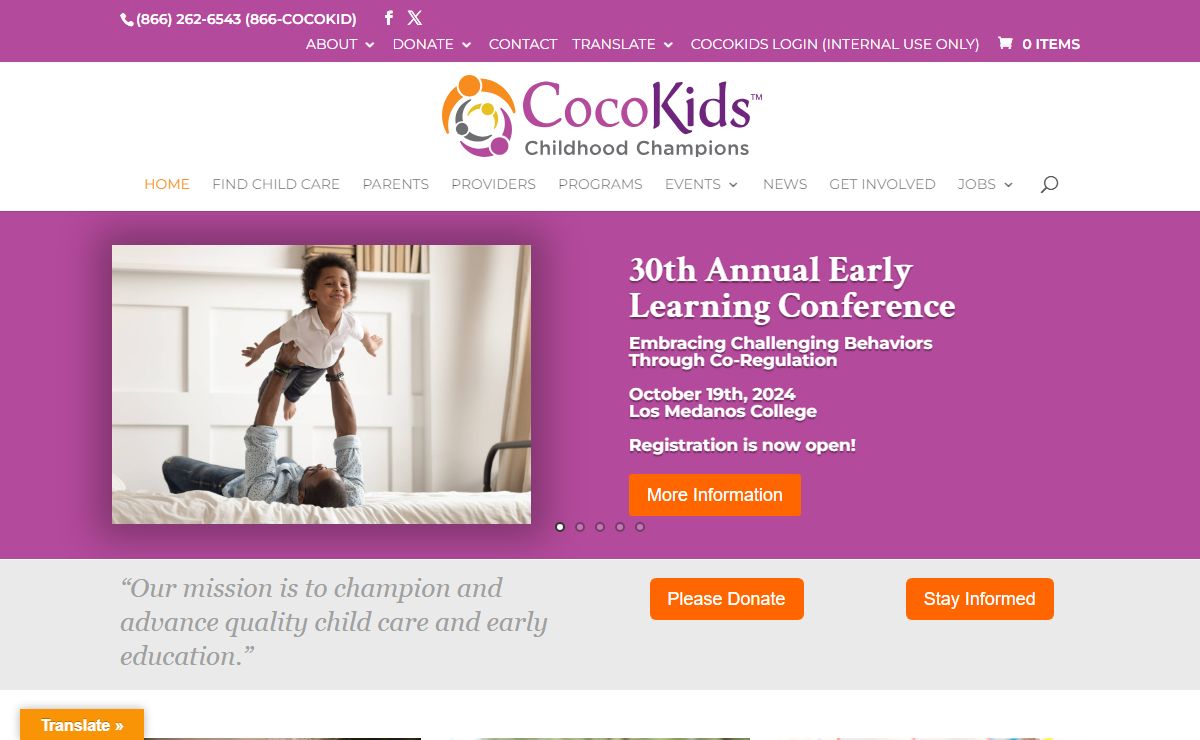 CocoKids Contra Costa County Child Care Resource and Referral Services