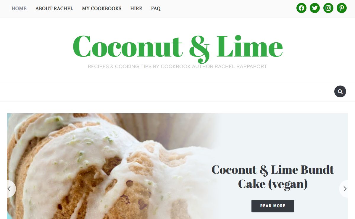 Coconut & Lime – recipes & cooking tips by cookbook author Rachel Rappaport