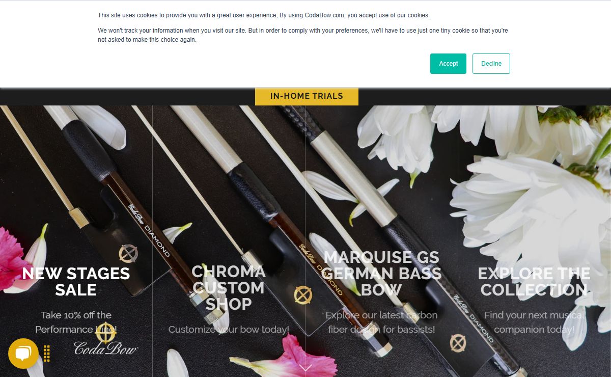 Quality Carbon Fiber Violin, Viola, and Cello Bows | CodaBow