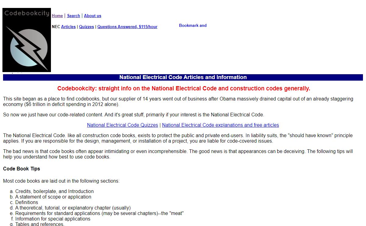 National Electrical Code Connection