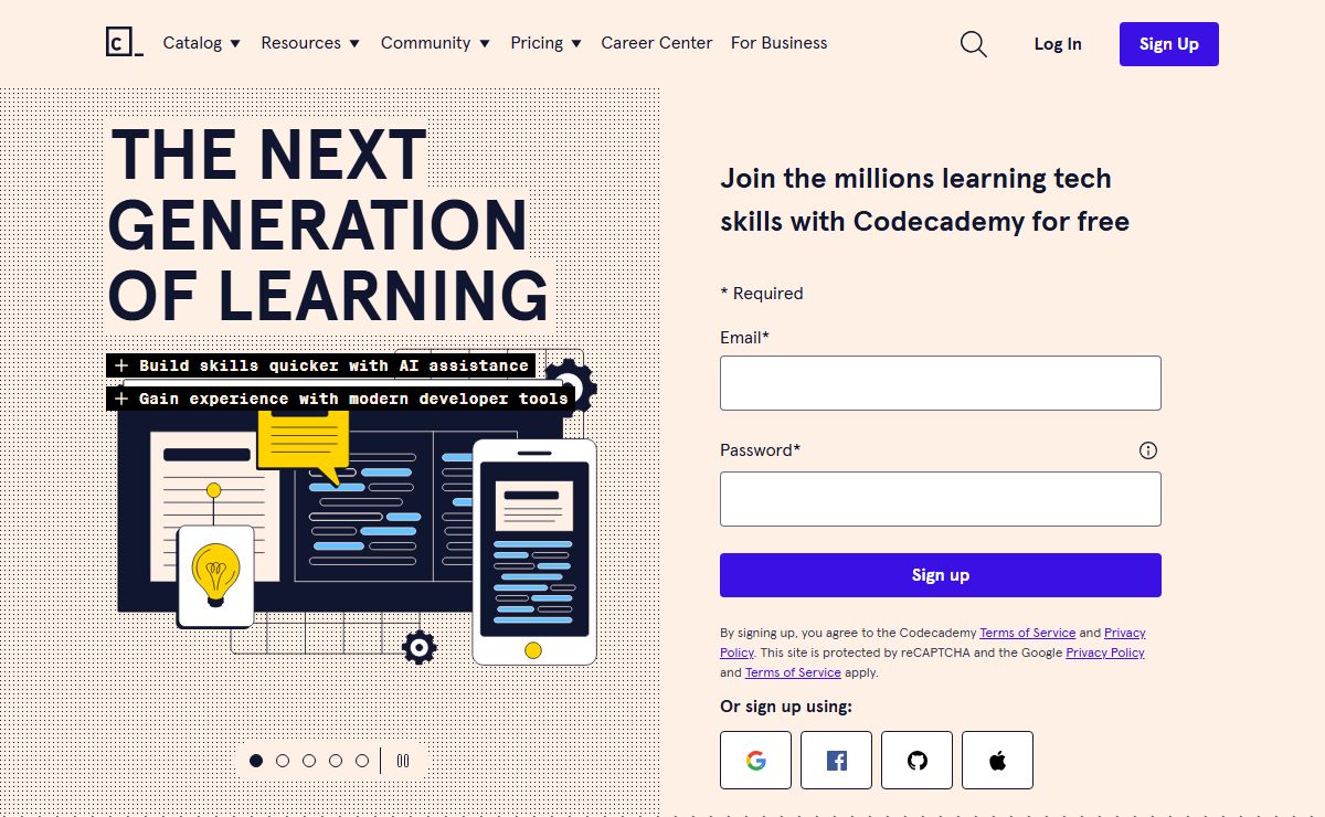 Learn to Code - for Free | Codecademy