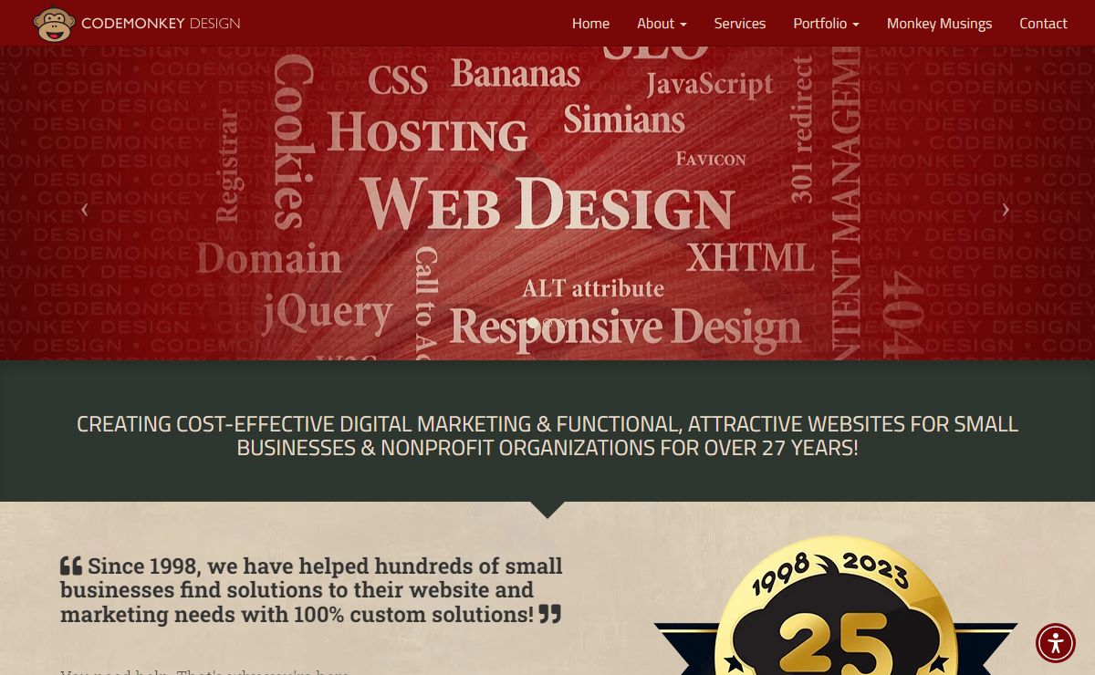 CodeMonkey Design | Cost-Effective Digital Marketing & Website Development in Columbus, OH.