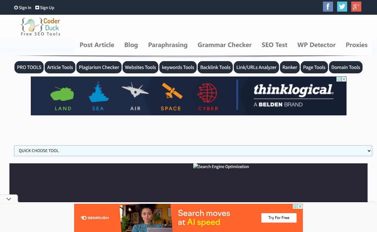 Free SEO Tools SEO Analyzer & SEO Optimization Tools
