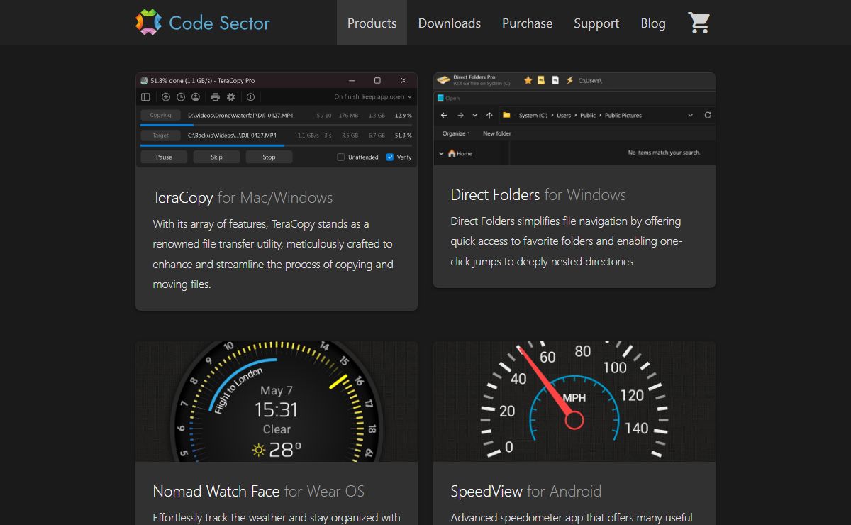 Products - Code Sector