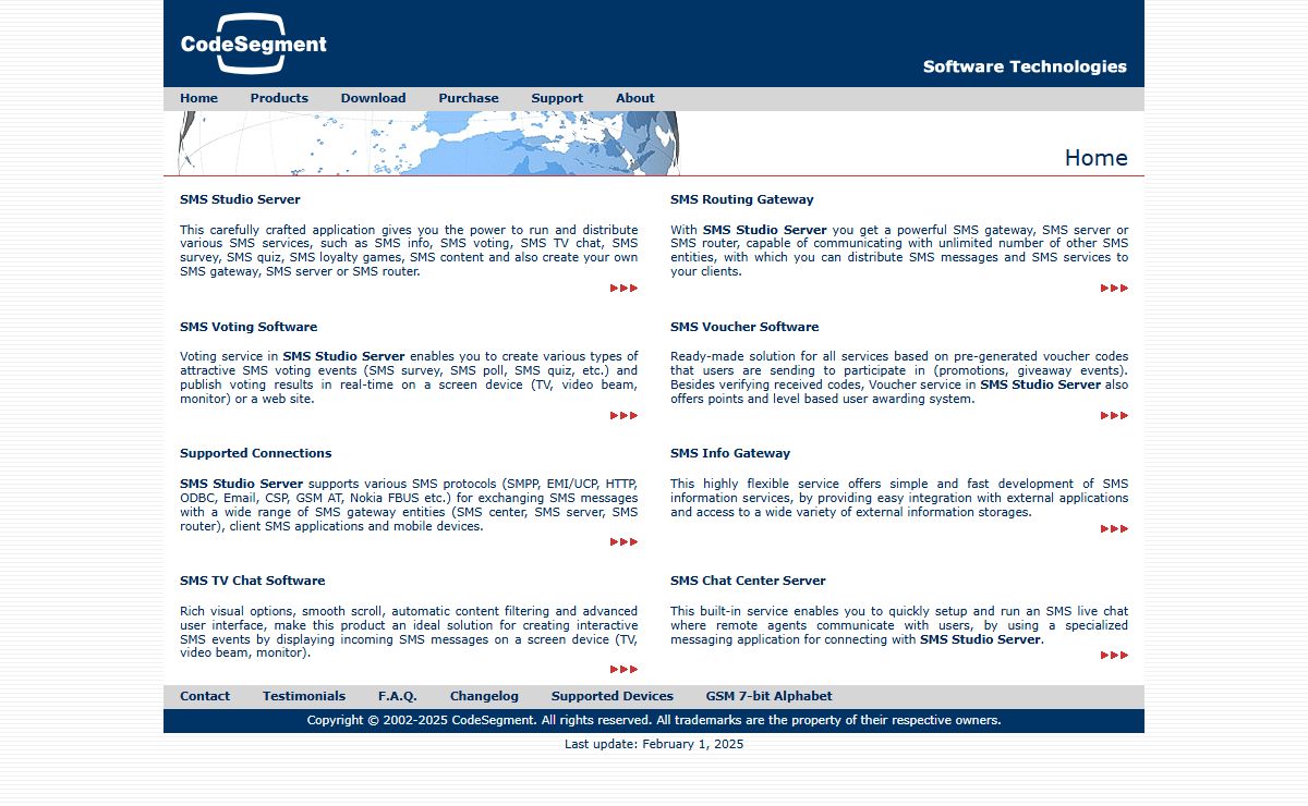 SMS Server Software - CodeSegment