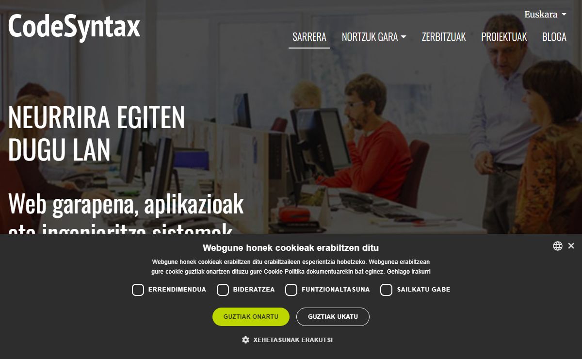 CodeSyntax - Interneten adituak