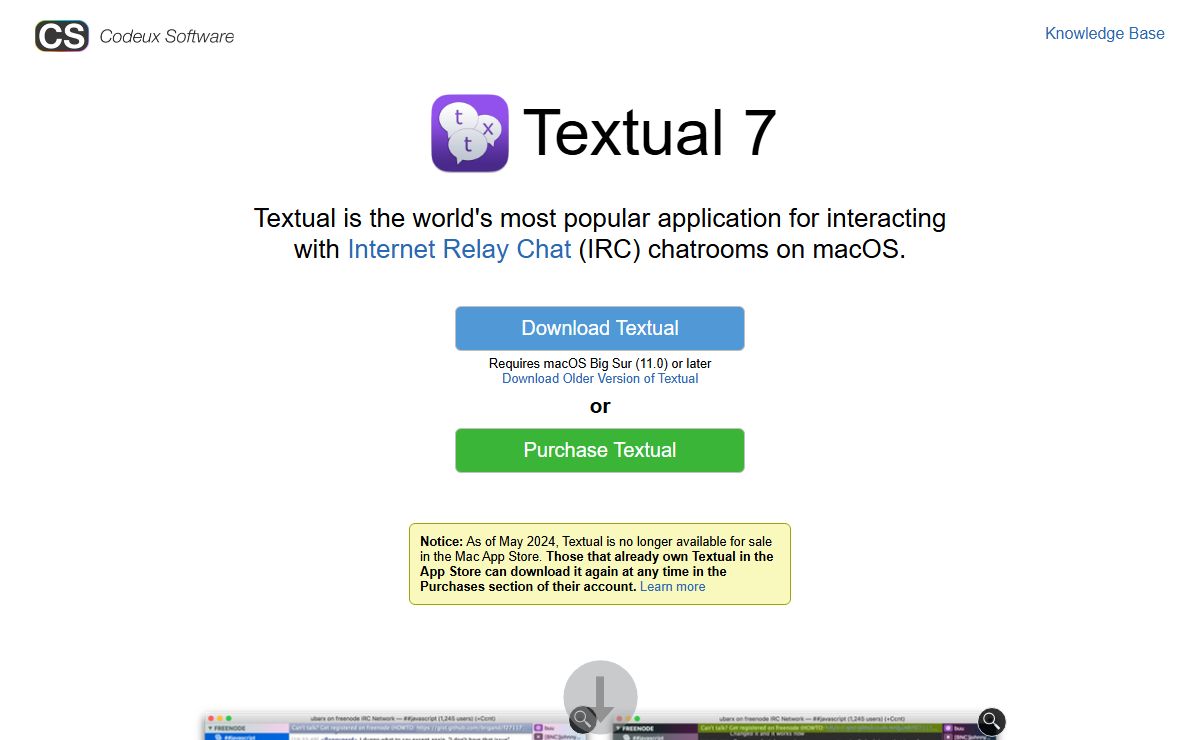 Textual: IRC for macOS