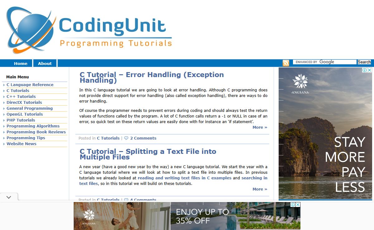 CodingUnit Programming Tutorials