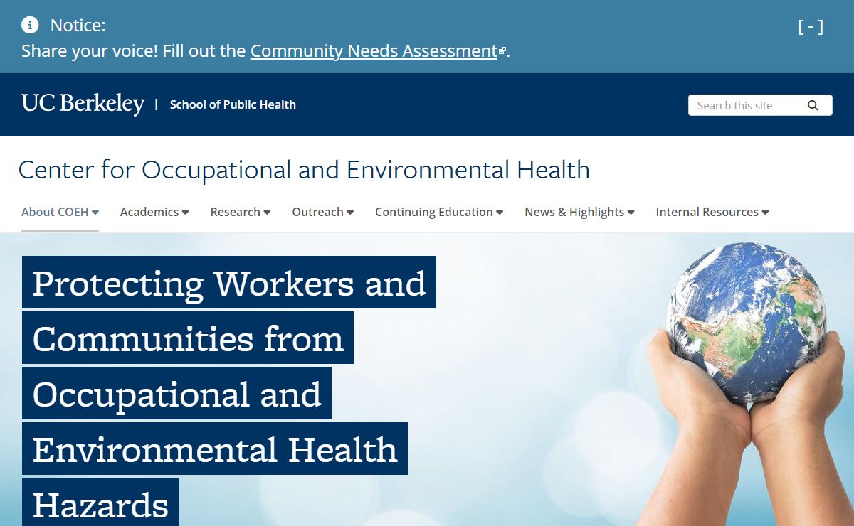 Home | Center for Occupational and Environmental Health