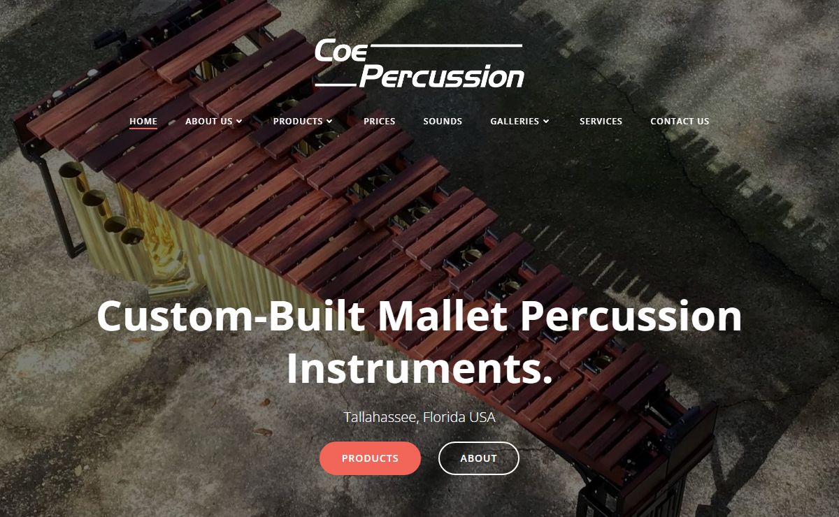 Coe Percussion – Marimbas and xylophones