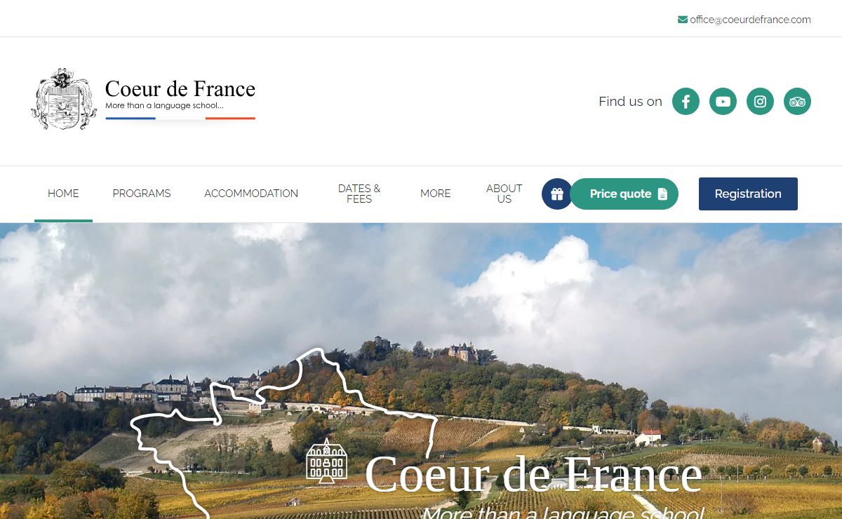 Coeur de France - French immersion language school in Sancerre