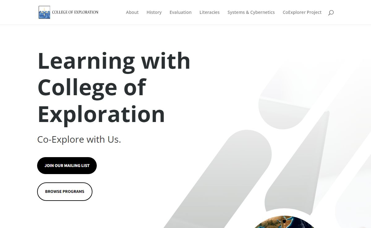 College of Exploration | CoExploring Leadership, Environment, Technology.