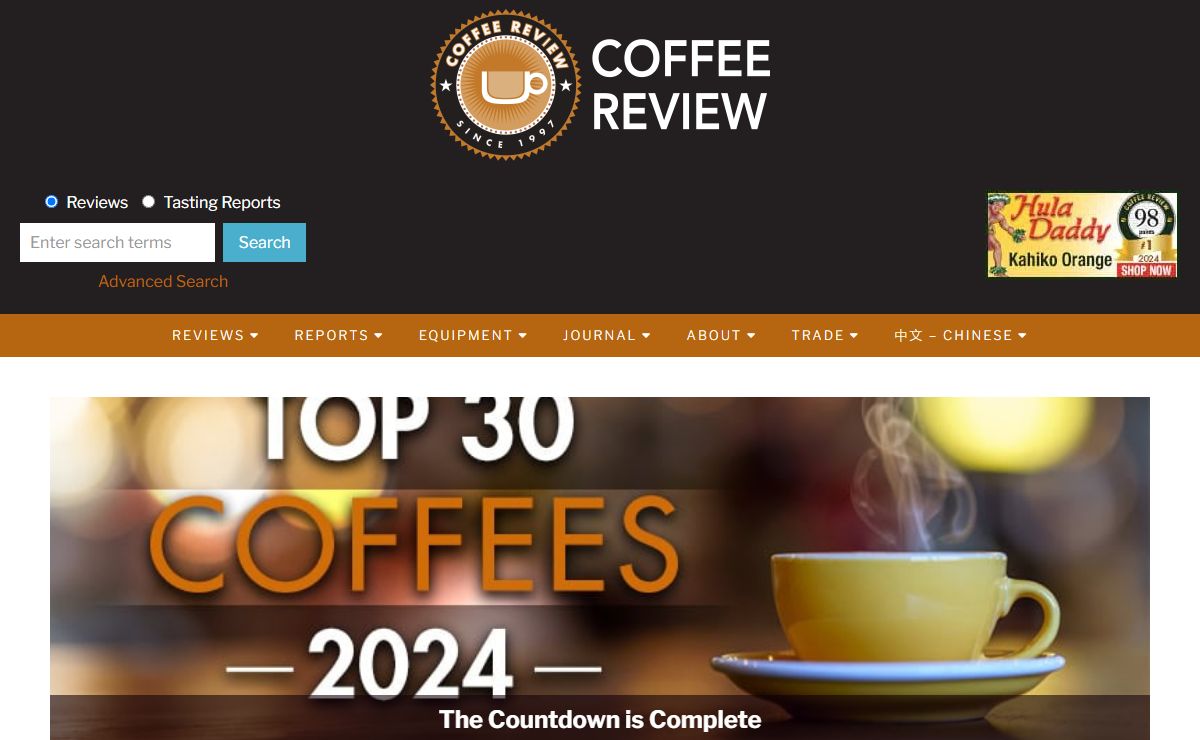 Coffee Review - The World's Leading Coffee Guide