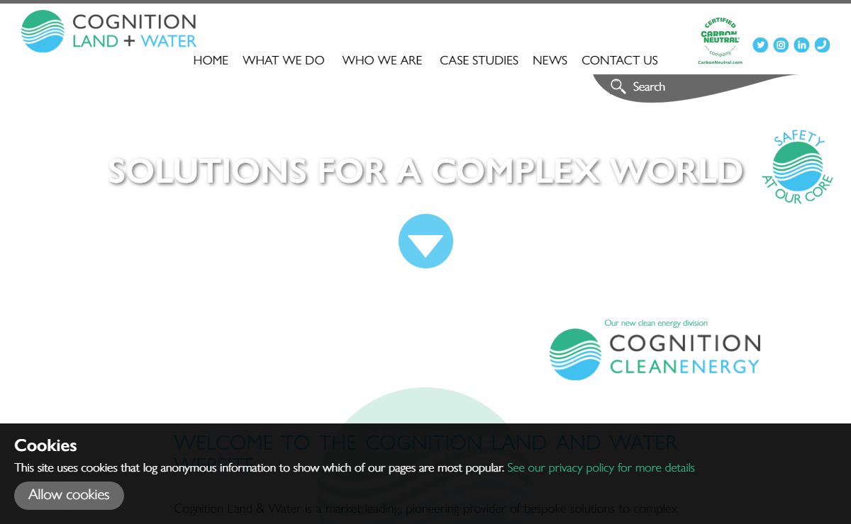 Cognition Land and Water- Home