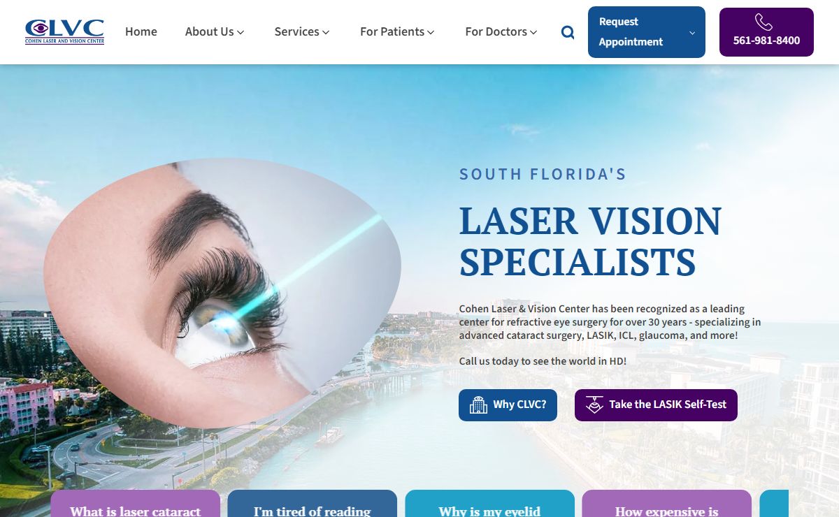 Cohen Laser - Best Boca Raton LASIK Eye Center South Florida