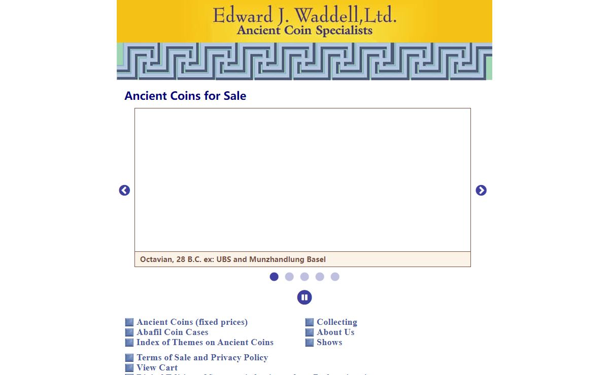 Ancient Coins For Sale | Edward J. Waddell, Ltd.
