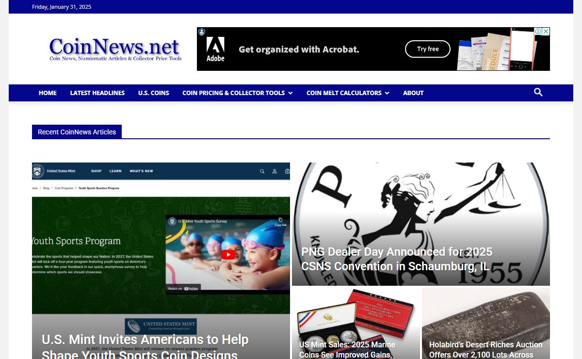 Coin News | Coins, Coin Collecting News and Numismatic Articles