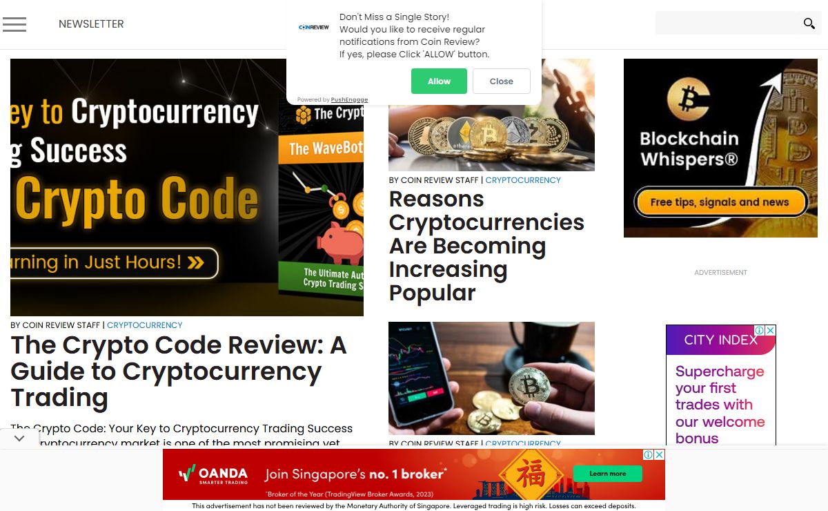 Coin Review: Bitcoin & Cryptocurrency Information, News, & Trends