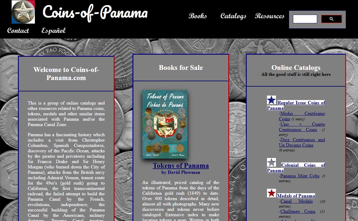 Coins-of-Panama.com: The Complete Panama and Canal Zone Coin Catalog