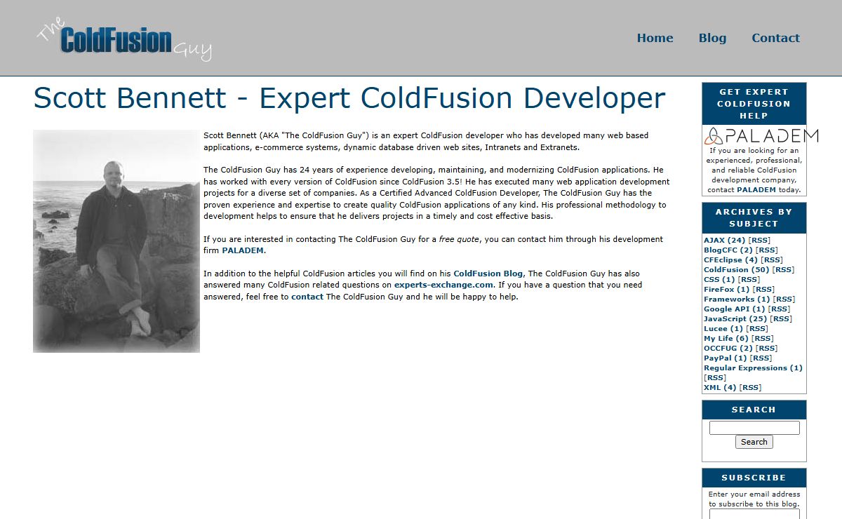 Expert ColdFusion Developer