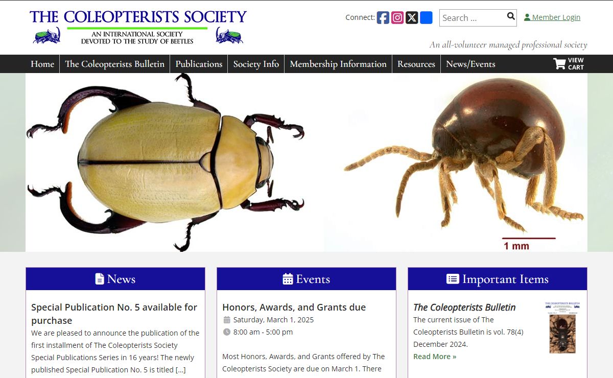 Home - The Coleopterists Society