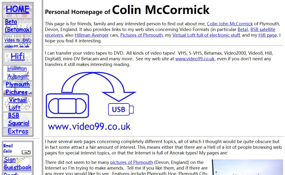 Colin McCormick's index