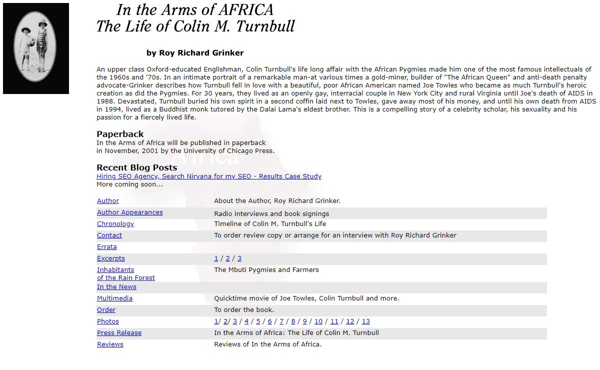 In the Arms of Africa by Roy Richard Grinker