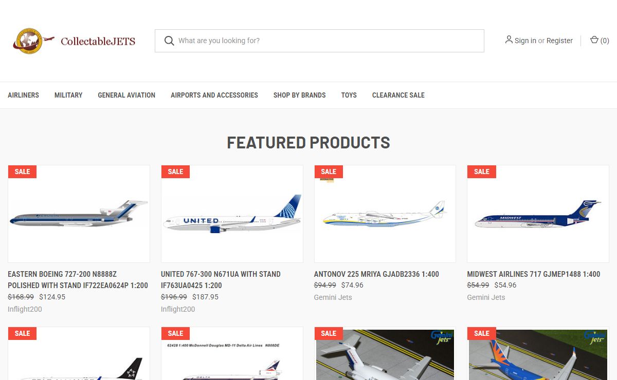 Collectable Jets