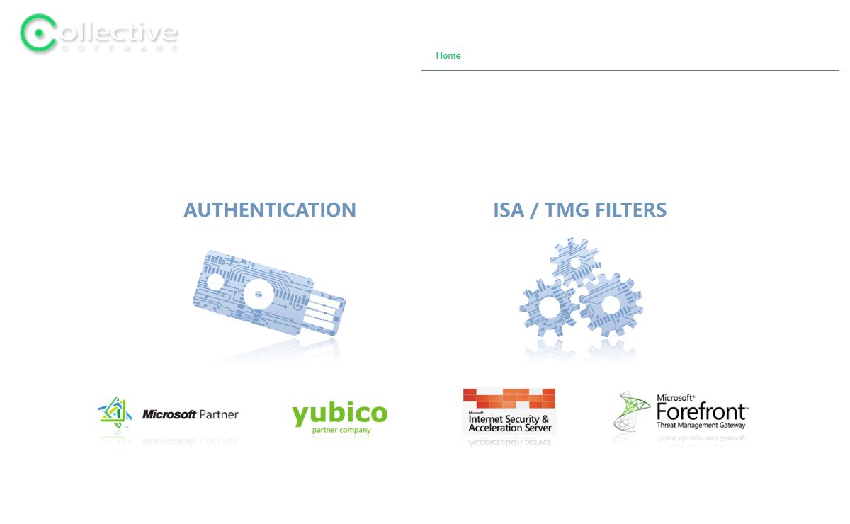 Collective Software | USB+OATH Two-factor authentication for Windows; Web Filters for Forefront TMG and ISA Server | Collective Software