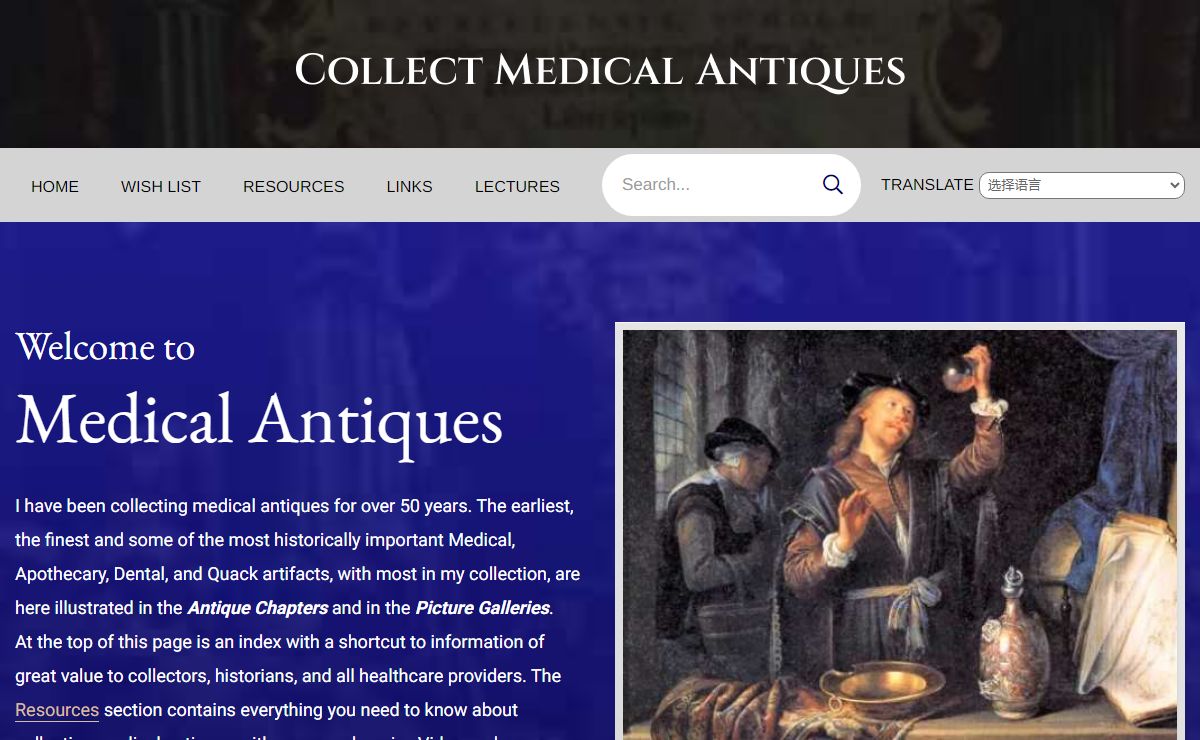 Welcome to Medical Antiques | cma